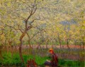 Ein Obstgarten im Frühjahr Claude Monet impressionistische Blumen